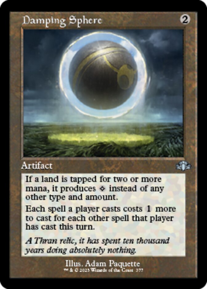 Damping Sphere (Retro) [Dominaria Remastered] | Enigma On Main