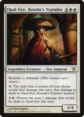 Opal-Eye, Konda's Yojimbo [Betrayers of Kamigawa] | Enigma On Main