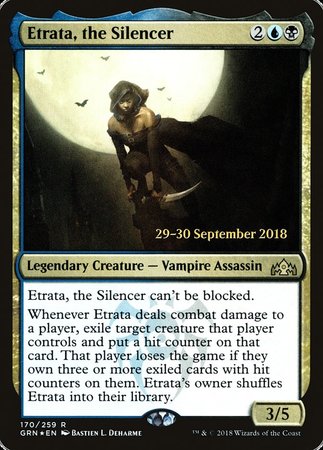 Etrata, the Silencer [Guilds of Ravnica Promos] | Enigma On Main