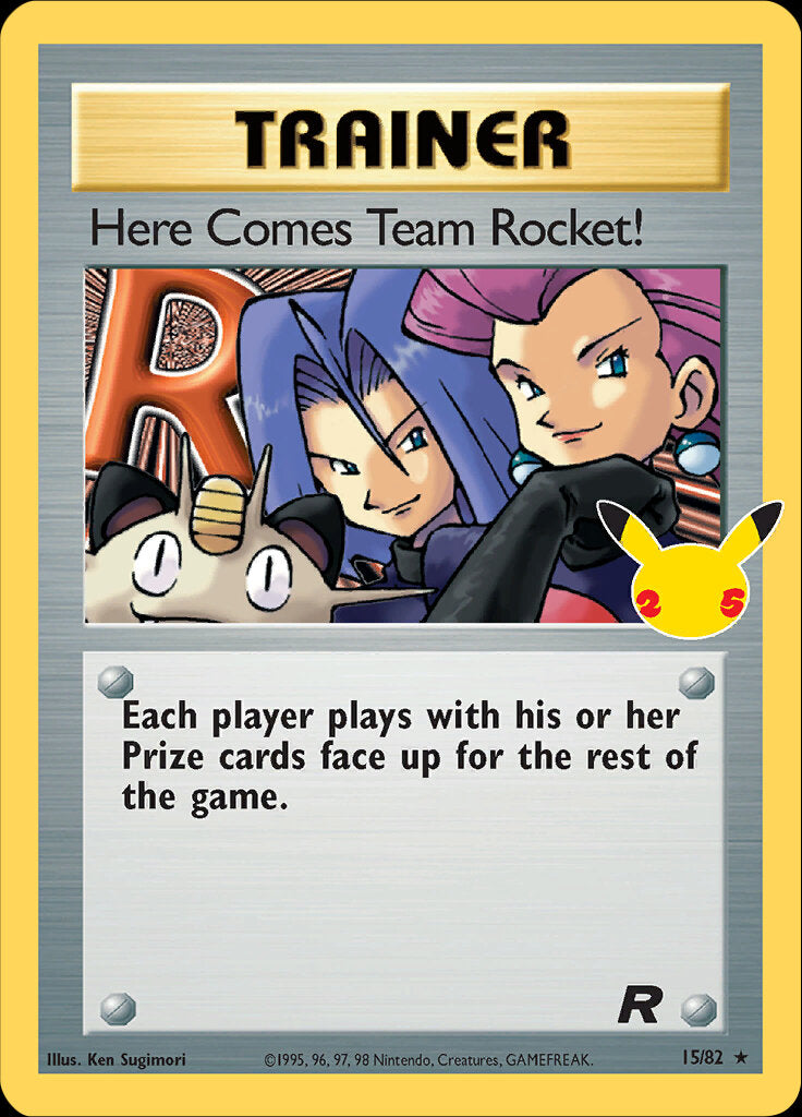 Here Comes Team Rocket! (15/82) [Celebrations: 25th Anniversary - Classic Collection] | Enigma On Main