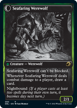 Suspicious Stowaway // Seafaring Werewolf [Innistrad: Double Feature] | Enigma On Main