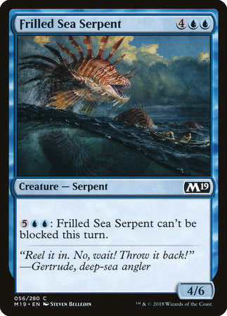 Frilled Sea Serpent [Core Set 2019] | Enigma On Main