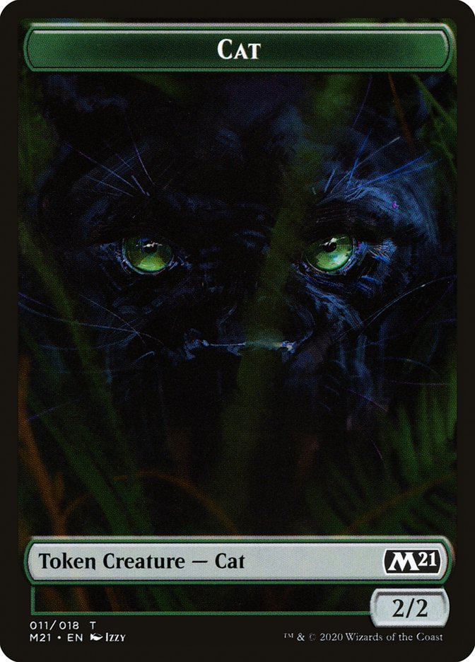 Cat (011/018) [Core Set 2021 Tokens] | Enigma On Main