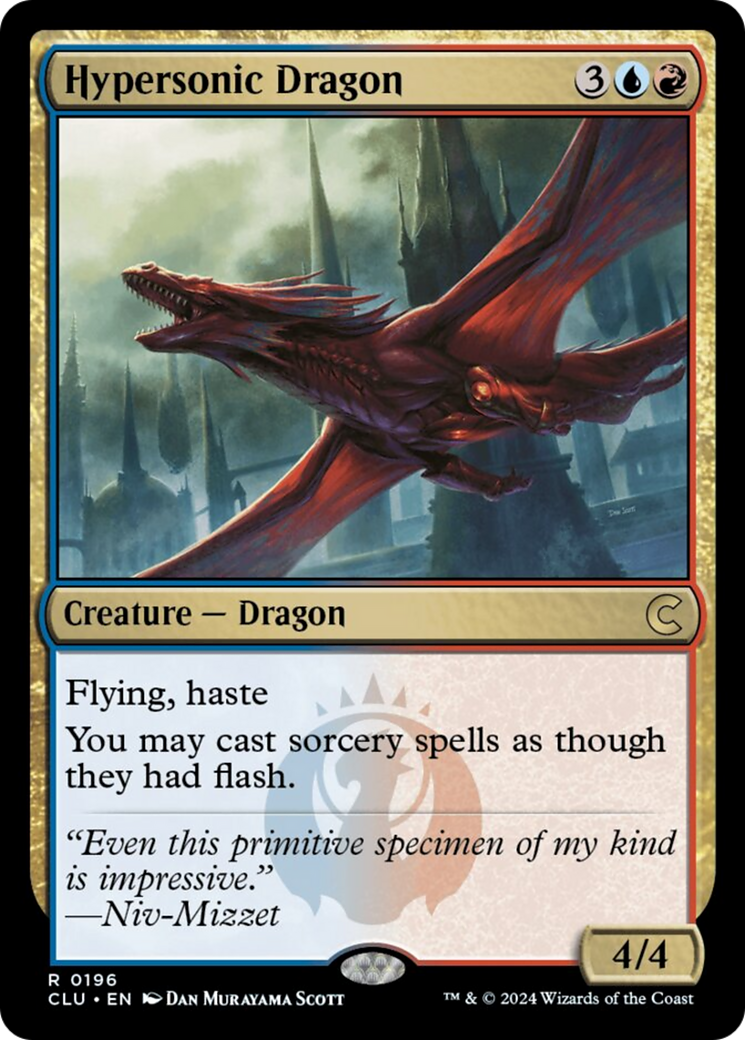 Hypersonic Dragon [Ravnica: Clue Edition] | Enigma On Main