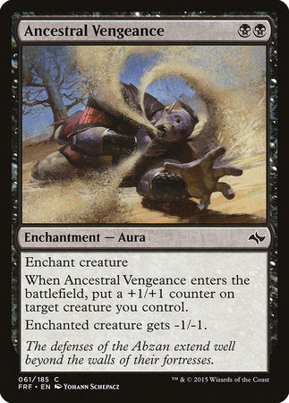 Ancestral Vengeance [Fate Reforged] | Enigma On Main