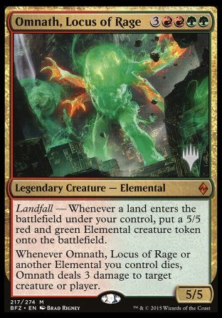 Omnath, Locus of Rage (Promo Pack) [Dungeons & Dragons: Adventures in the Forgotten Realms Promos] | Enigma On Main