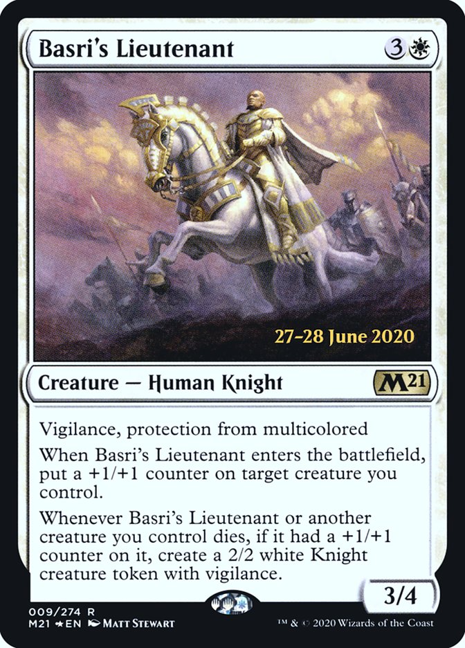 Basri's Lieutenant  [Core Set 2021 Prerelease Promos] | Enigma On Main