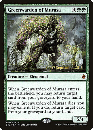 Greenwarden of Murasa [Battle for Zendikar Promos] | Enigma On Main