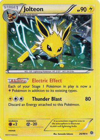 Jolteon (26/98) (Cosmos Holo) [XY: Ancient Origins] | Enigma On Main