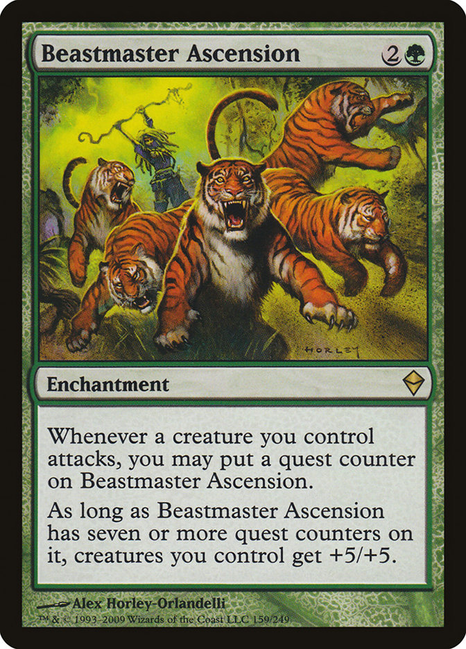 Beastmaster Ascension [Zendikar] | Enigma On Main