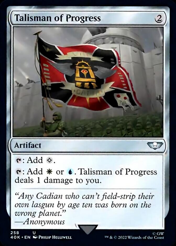 Talisman of Progress (Surge Foil) [Universes Beyond: Warhammer 40,000] | Enigma On Main