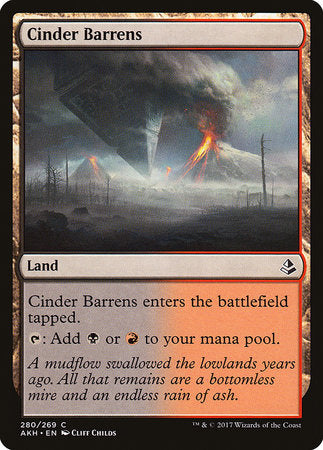 Cinder Barrens [Amonkhet] | Enigma On Main