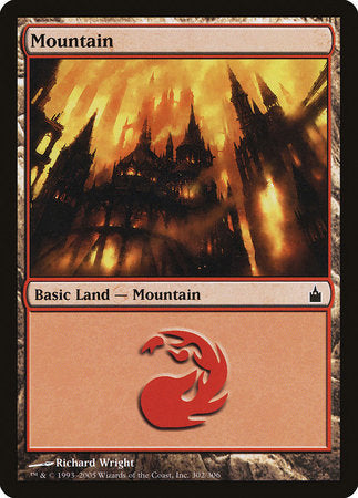 Mountain (302) [Ravnica: City of Guilds] | Enigma On Main