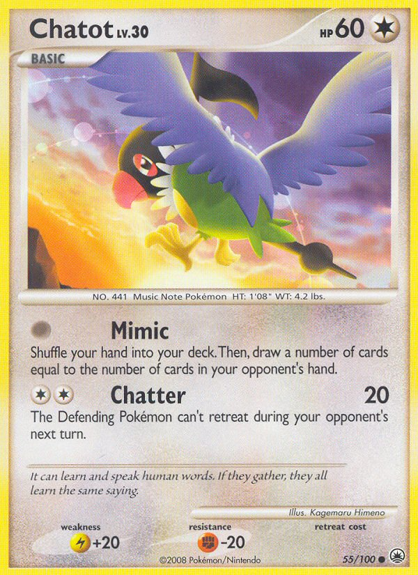 Chatot (55/100) [Diamond & Pearl: Majestic Dawn] | Enigma On Main