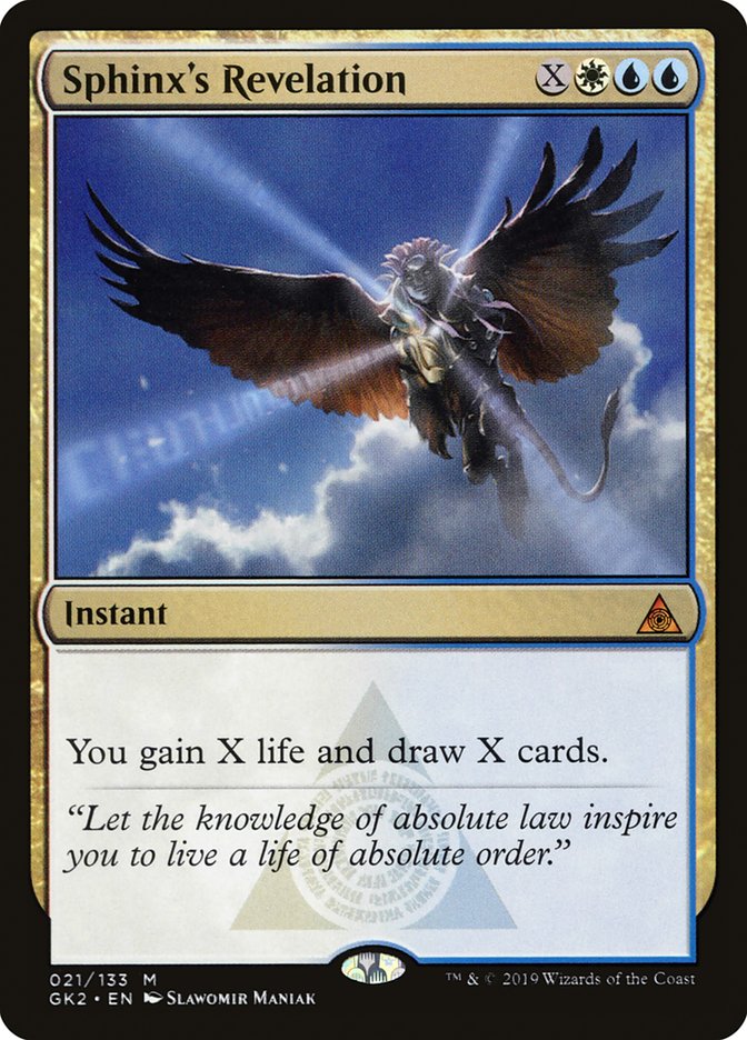 Sphinx's Revelation [Ravnica Allegiance Guild Kit] | Enigma On Main