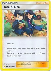 Tate & Liza (148a/168) (Alternate Art Promo) (Battle Arena Deck Exclusive) [Sun & Moon: Celestial Storm] | Enigma On Main