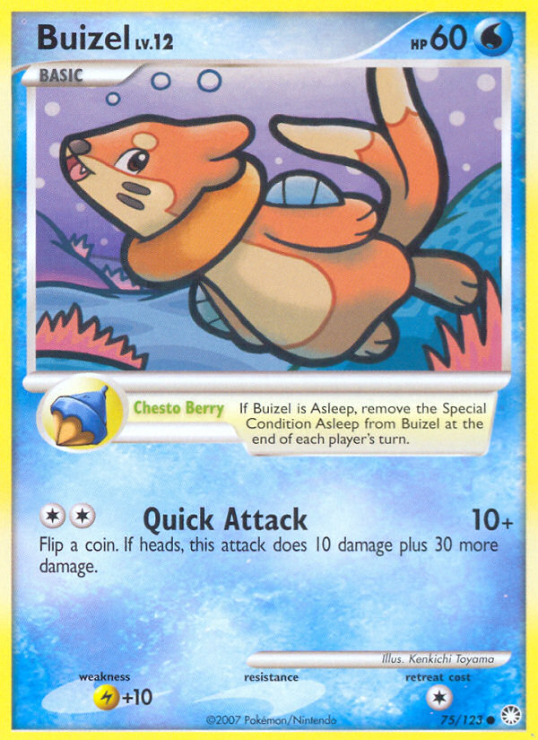 Buizel (75/123) [Diamond & Pearl: Mysterious Treasures] | Enigma On Main