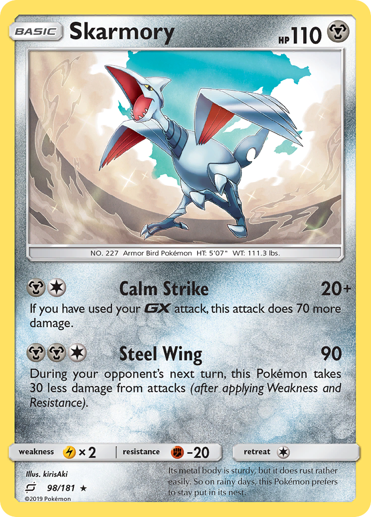 Skarmory (98/181) [Sun & Moon: Team Up] | Enigma On Main