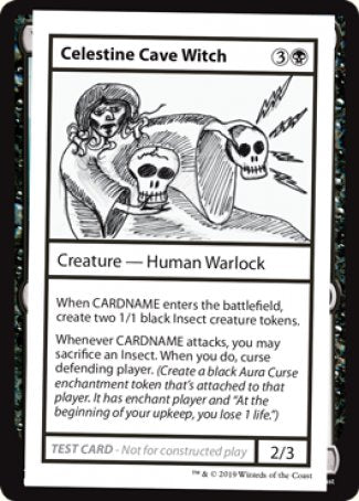 Celestine Cave Witch (2021 Edition) [Mystery Booster Playtest Cards] | Enigma On Main