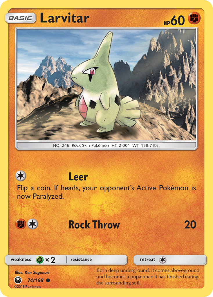 Larvitar (74/168) [Sun & Moon: Celestial Storm] | Enigma On Main