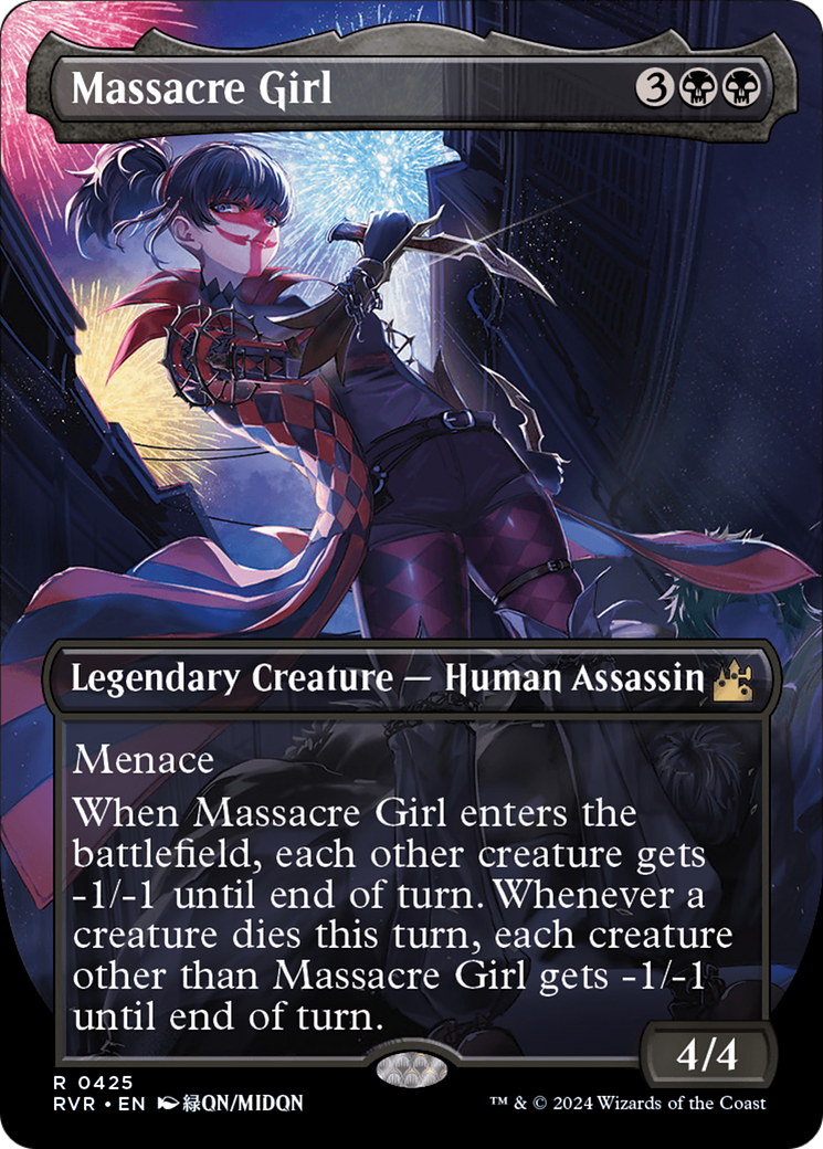 Massacre Girl (Anime Borderless) [Ravnica Remastered] | Enigma On Main