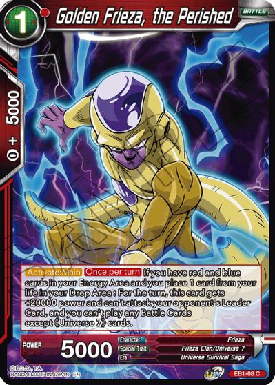 Golden Frieza, the Perished (EB1-08) [Battle Evolution Booster] | Enigma On Main