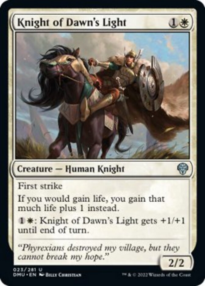 Knight of Dawn's Light [Dominaria United] | Enigma On Main