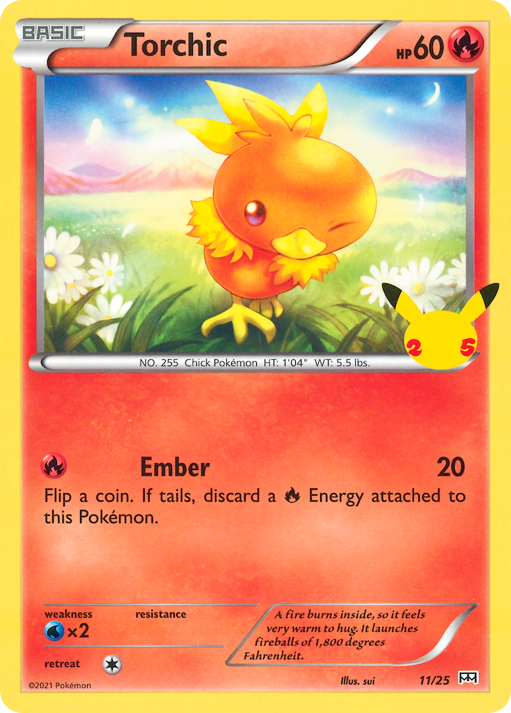 Torchic (11/25) [McDonald's 25th Anniversary] | Enigma On Main