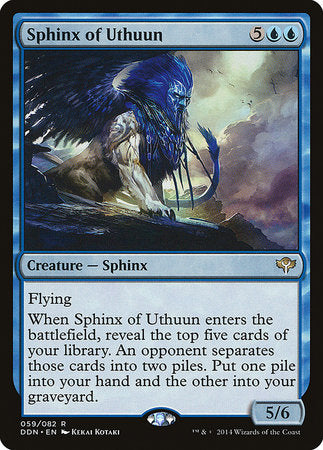 Sphinx of Uthuun [Duel Decks: Speed vs. Cunning] | Enigma On Main
