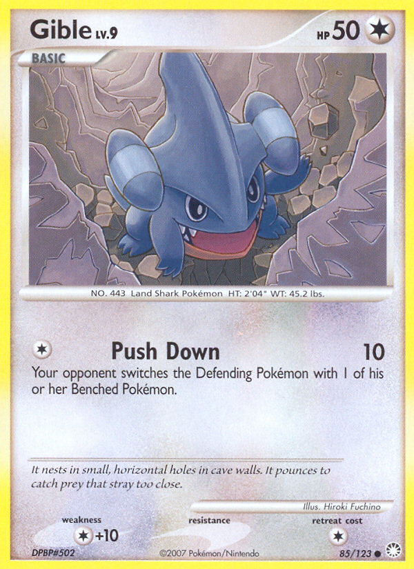 Gible (85/123) [Diamond & Pearl: Mysterious Treasures] | Enigma On Main