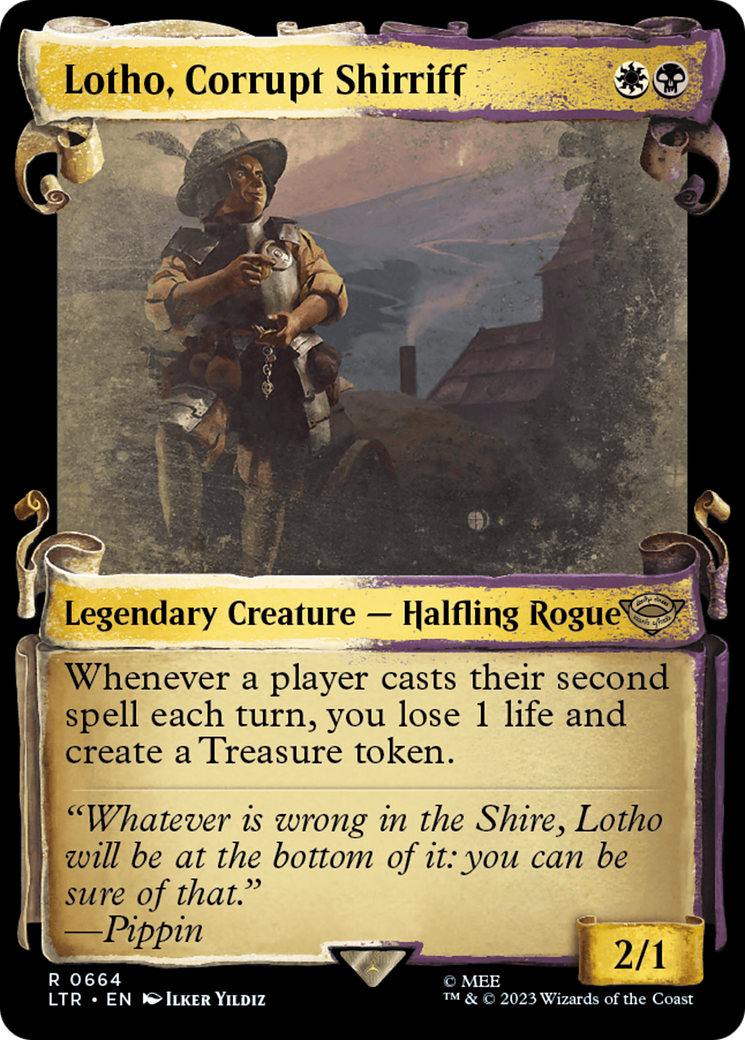 Lotho, Corrupt Shirriff [The Lord of the Rings: Tales of Middle-Earth Showcase Scrolls] | Enigma On Main