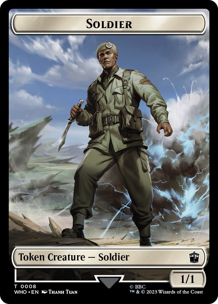 Copy // Soldier Double-Sided Token [Doctor Who Tokens] | Enigma On Main
