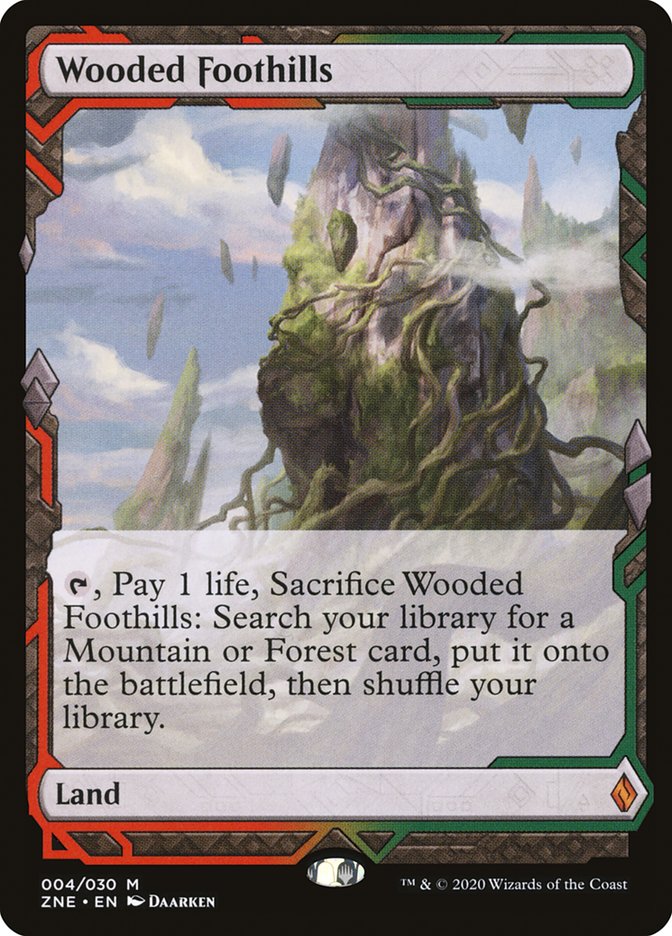 Wooded Foothills [Zendikar Rising Expeditions] | Enigma On Main