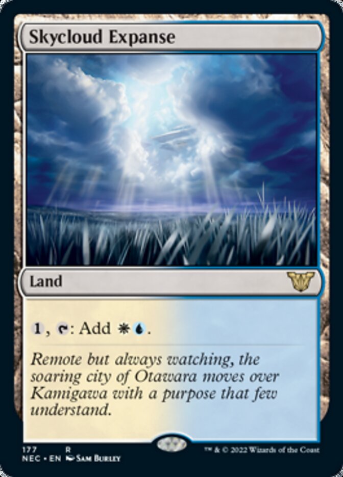 Skycloud Expanse [Kamigawa: Neon Dynasty Commander] | Enigma On Main