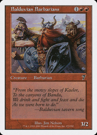 Balduvian Barbarians [Seventh Edition] | Enigma On Main