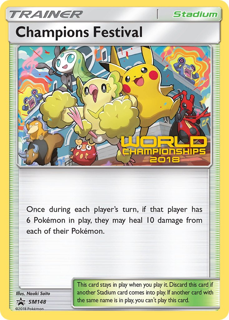 Champions Festival (SM148) (2018 Top Finalist) [Sun & Moon: Black Star Promos] | Enigma On Main