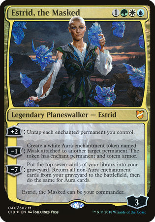 Estrid, the Masked (Commander 2018) [Commander 2018 Oversized] | Enigma On Main