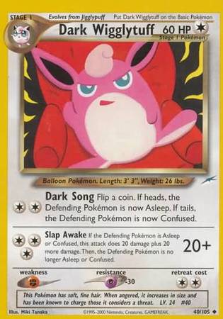 Dark Wigglytuff (40/105) [Neo Destiny Unlimited] | Enigma On Main