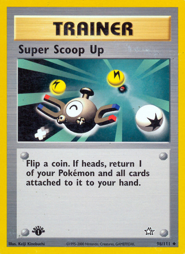 Super Scoop Up (98/111) [Neo Genesis 1st Edition] | Enigma On Main