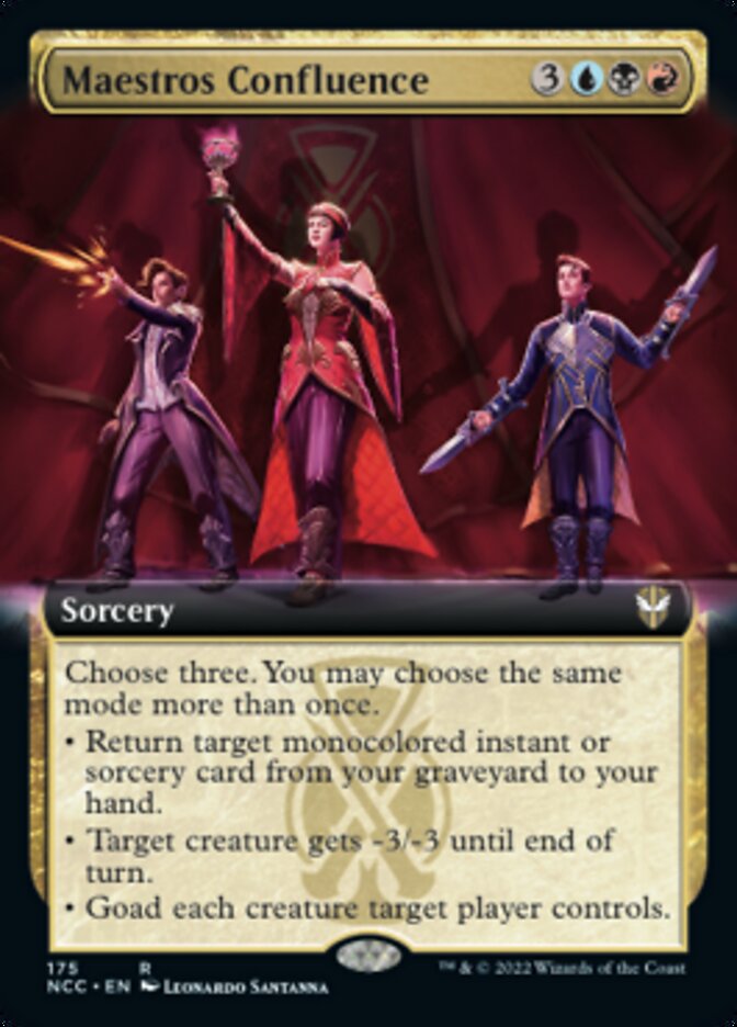 Maestros Confluence (Extended Art) [Streets of New Capenna Commander] | Enigma On Main