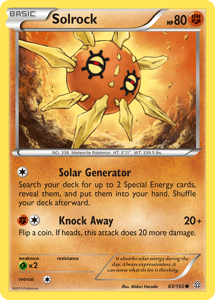 Solrock (83/160) [XY: Primal Clash] | Enigma On Main