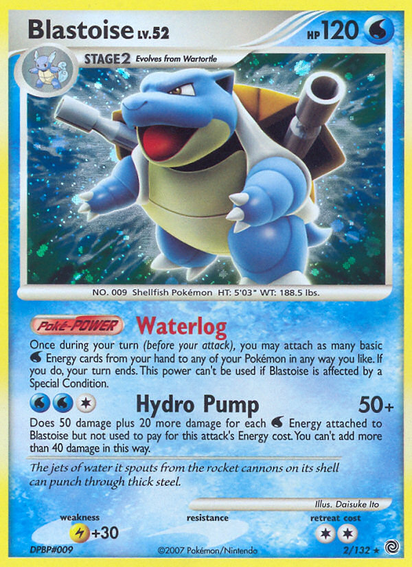 Blastoise (2/132) [Diamond & Pearl: Secret Wonders] | Enigma On Main