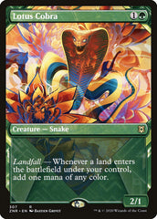 Lotus Cobra (Showcase) [Zendikar Rising] | Enigma On Main