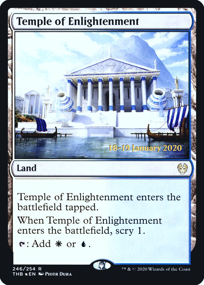 Temple of Enlightenment [Theros Beyond Death Prerelease Promos] | Enigma On Main