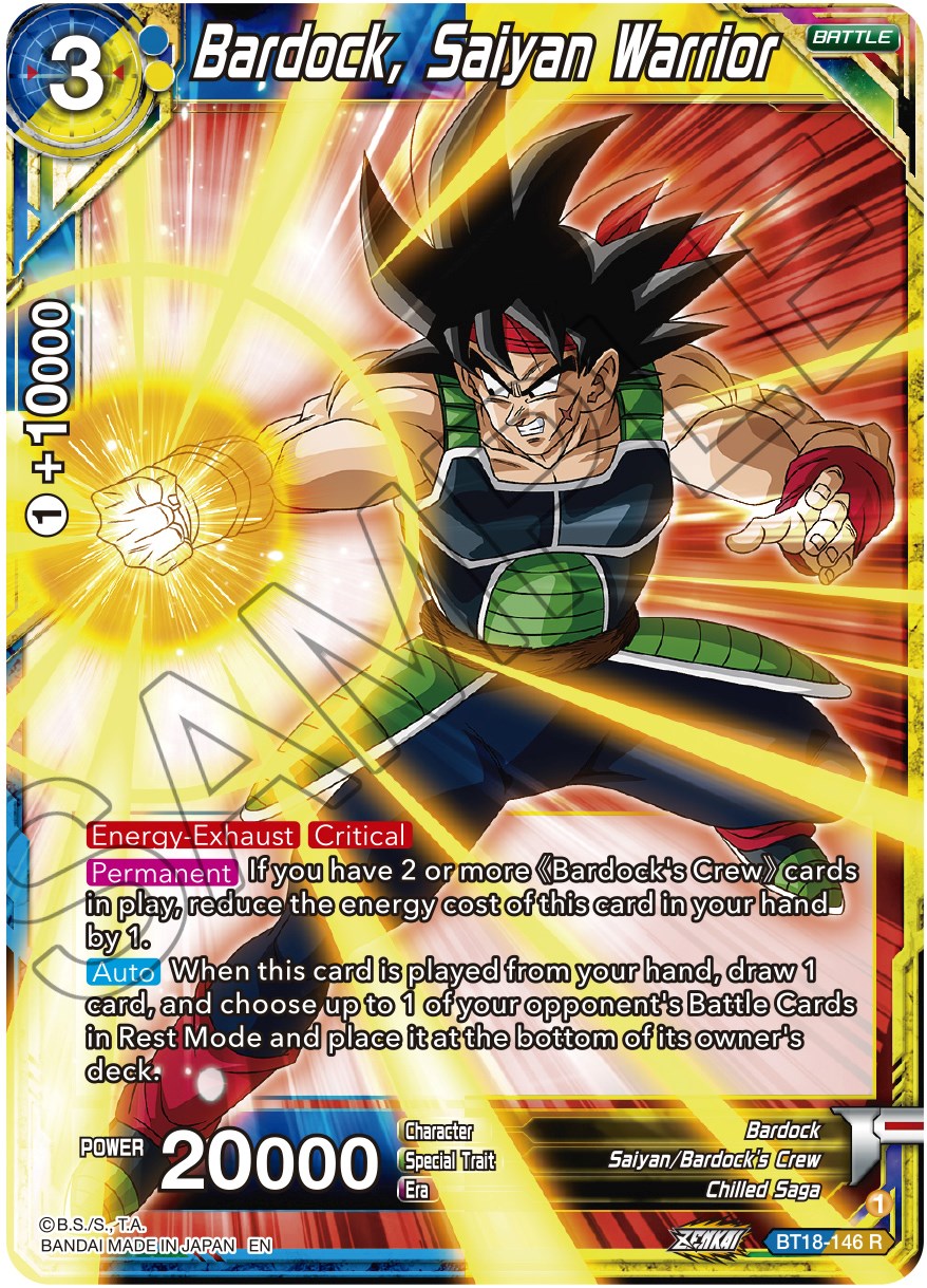 Bardock, Saiyan Warrior (BT18-146) [Dawn of the Z-Legends] | Enigma On Main