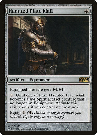 Haunted Plate Mail [Magic 2014] | Enigma On Main