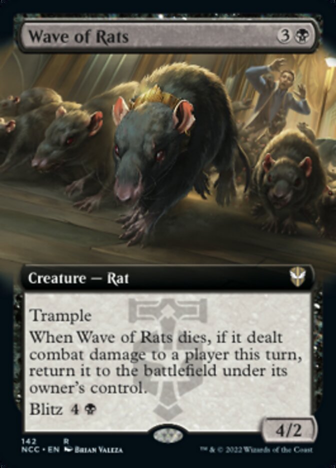 Wave of Rats (Extended Art) [Streets of New Capenna Commander] | Enigma On Main