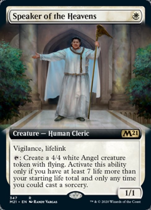 Speaker of the Heavens (Extended Art) [Core Set 2021] | Enigma On Main