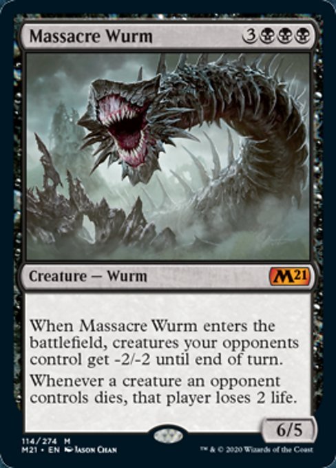 Massacre Wurm [Core Set 2021] | Enigma On Main