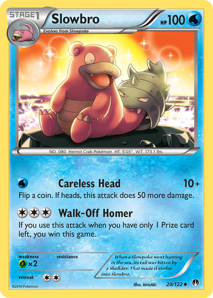 Slowbro (20/122) [XY: BREAKpoint] | Enigma On Main